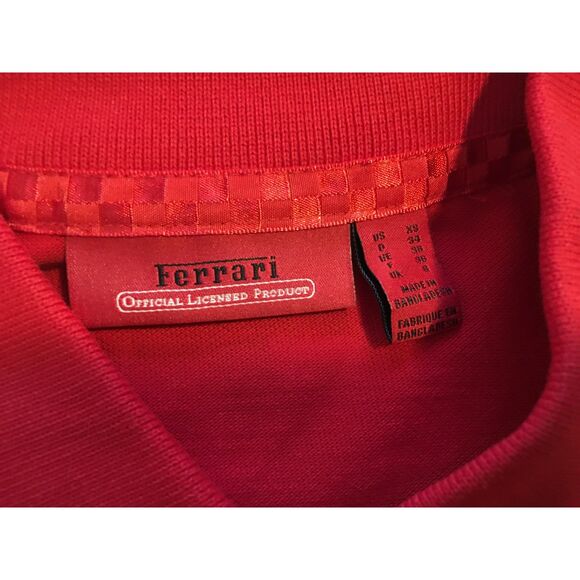 AUTHENTIC - FERRARI "SCUDERIA" POLO STYLE T-SHIRT - SIZE XS - Picture 3 of 9
